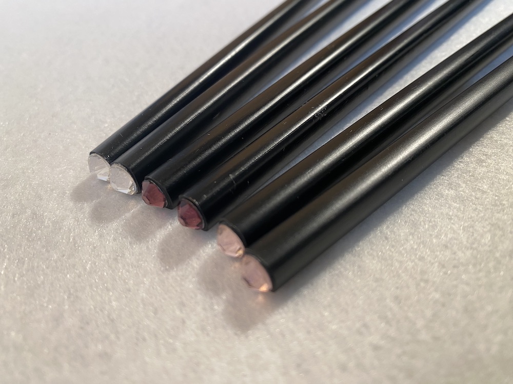 Edelstein-Massagestäbchen_3er Set_Deluxe Color schwarz_Enden